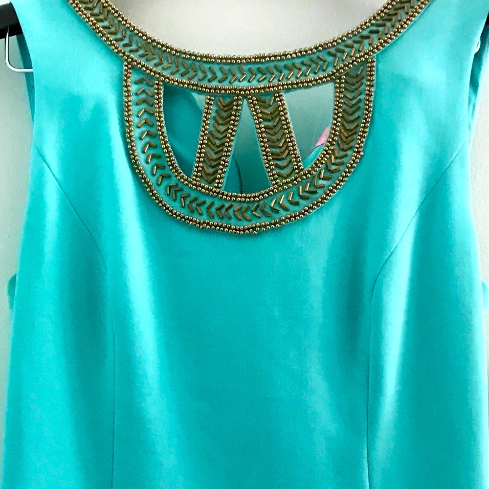 Beautiful Lilly Pulitzer Shift with bead detail - size 4